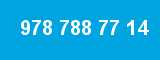 978 788 77 14 978 788 77 14